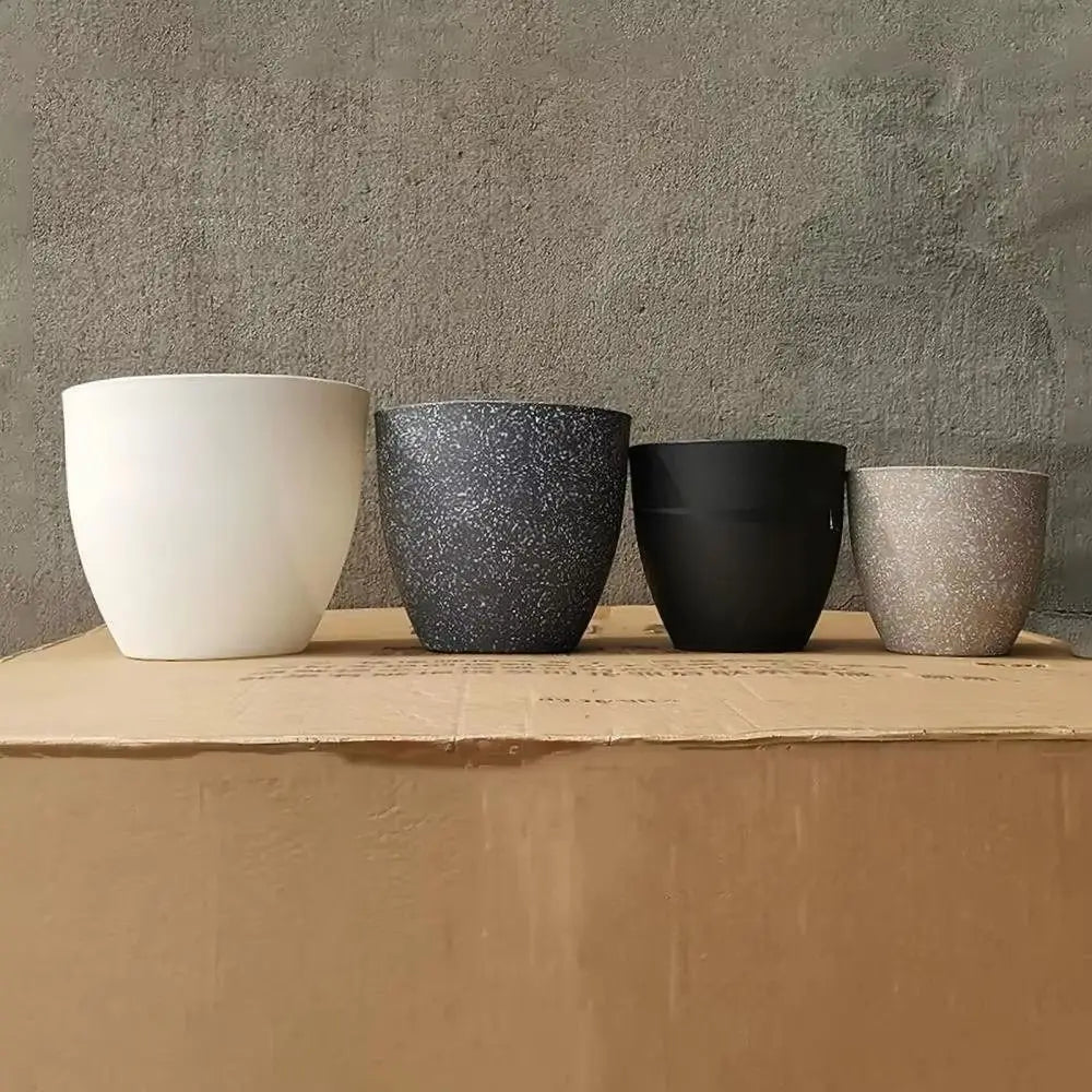 Vaso para planta de plástico