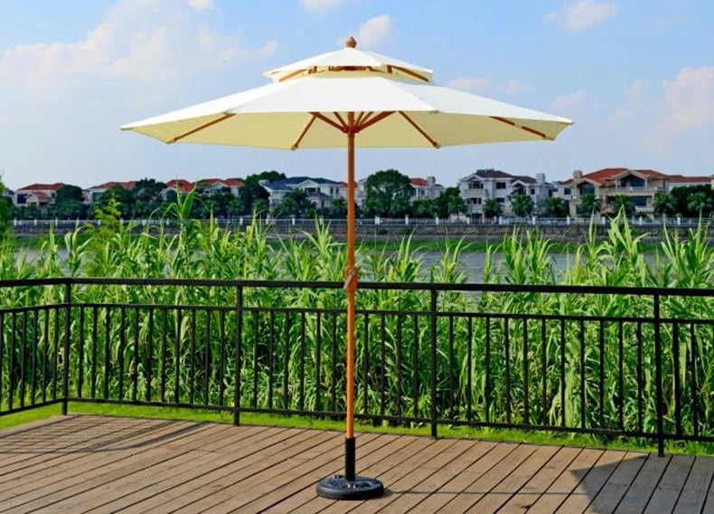 Guarda-sol de madeira