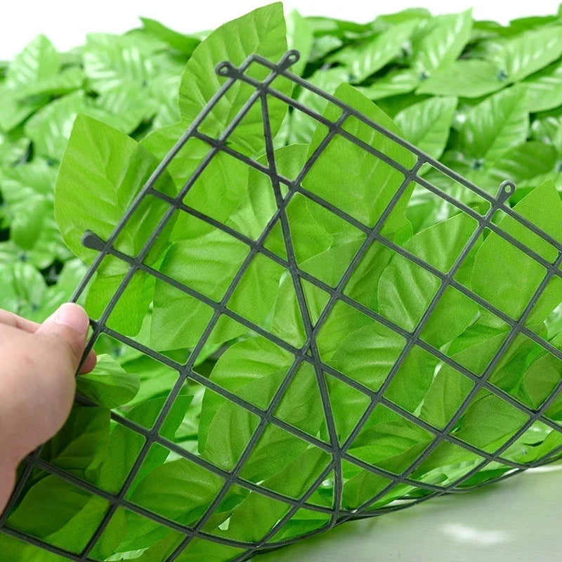 Cerca de Folhagem Artificial