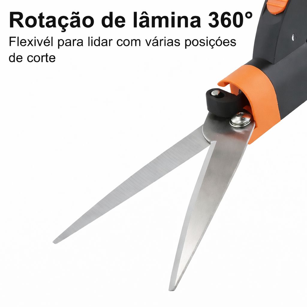 Tesoura para flores ramos e grama