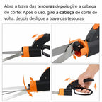 Tesoura para flores ramos e grama