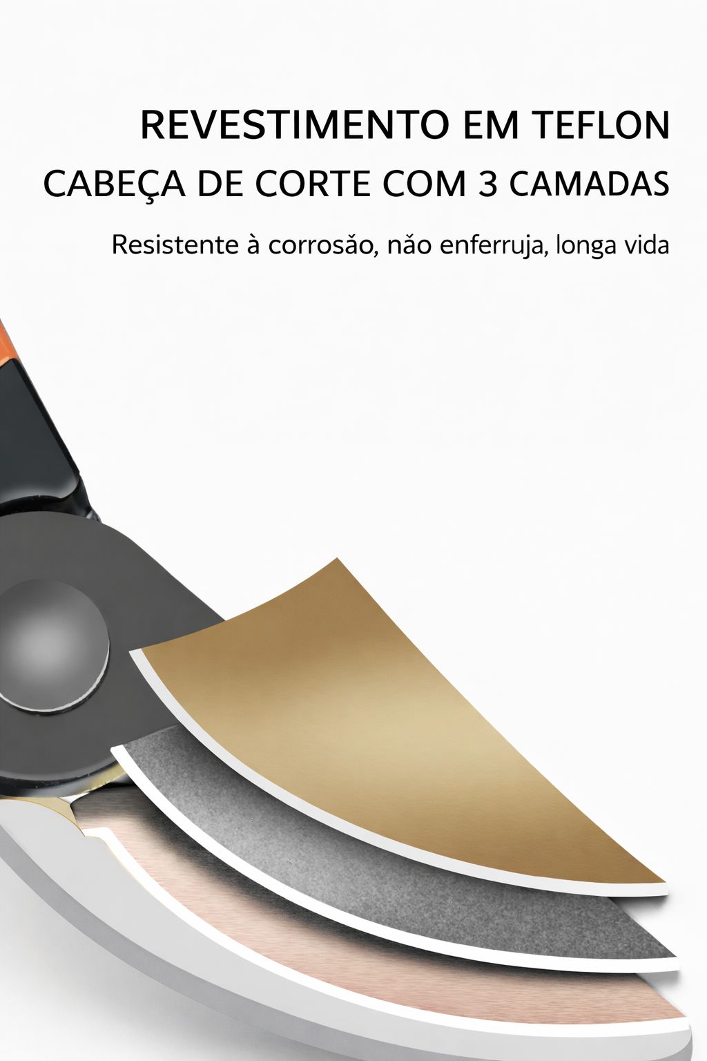 Tesoura multifuncional de corte de jardim